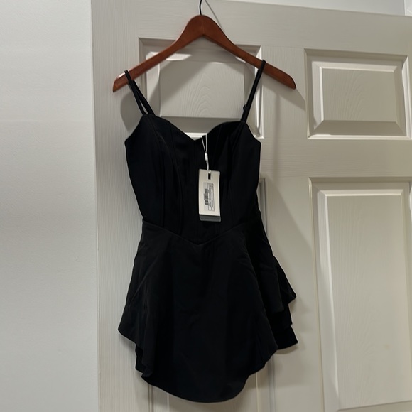 Endless Rose Corset Bustier Ruffled Romper - Picture 4 of 6